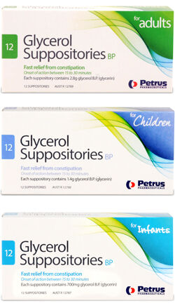 Glycerol (Glycerin) Suppositories